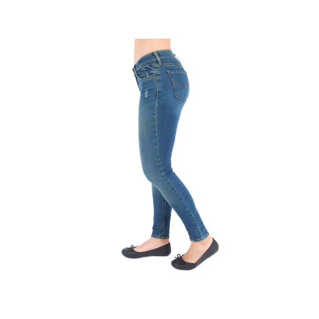 Levi 's Mujer 711 Skinny Jean-Mezclilla para mujer, Azul (Indigo