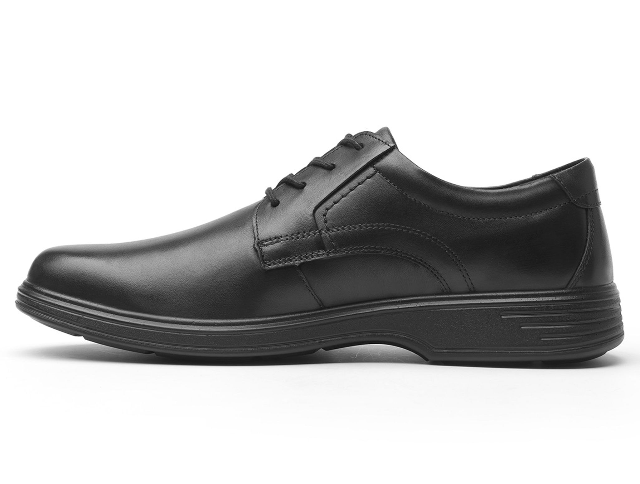 Zapato Derby Flexi de piel color negro 59301 | Surtidora -  surtidoradepartamental