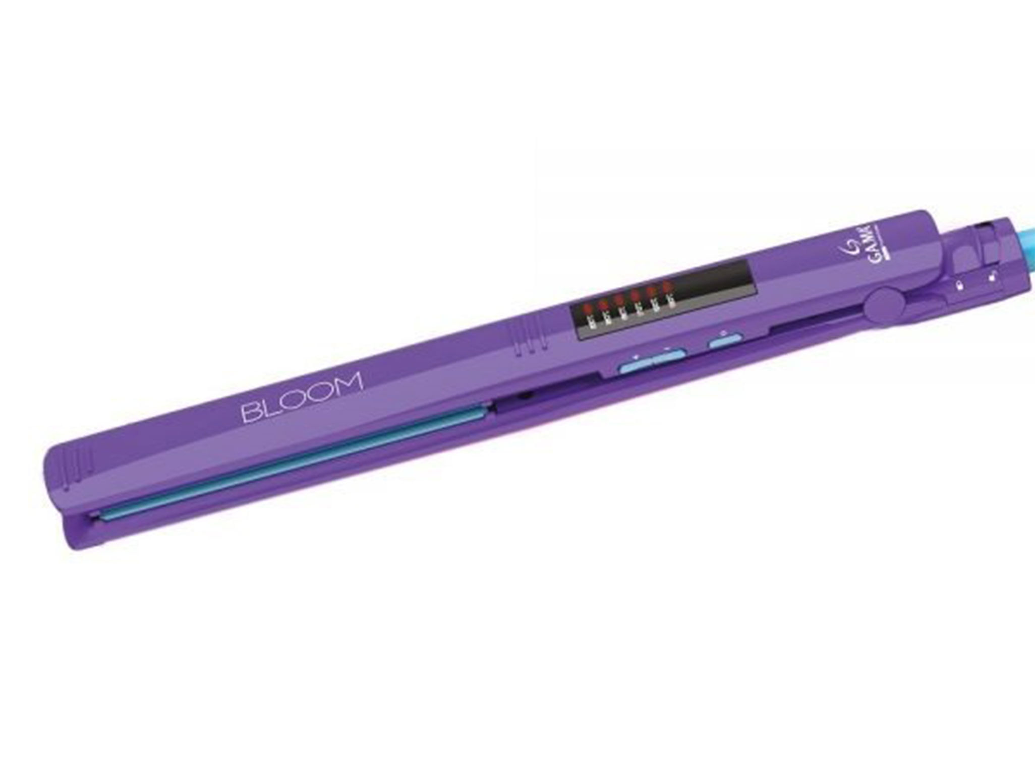 Alaciadora de Cabello Gama Elegance Bloom color morado | Surtidora -  surtidoradepartamental
