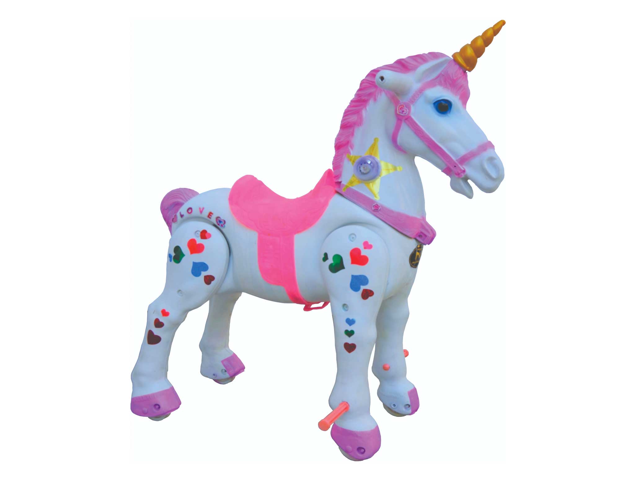 Caballo Unicornio Montable Inflable Montable Large Unicornio