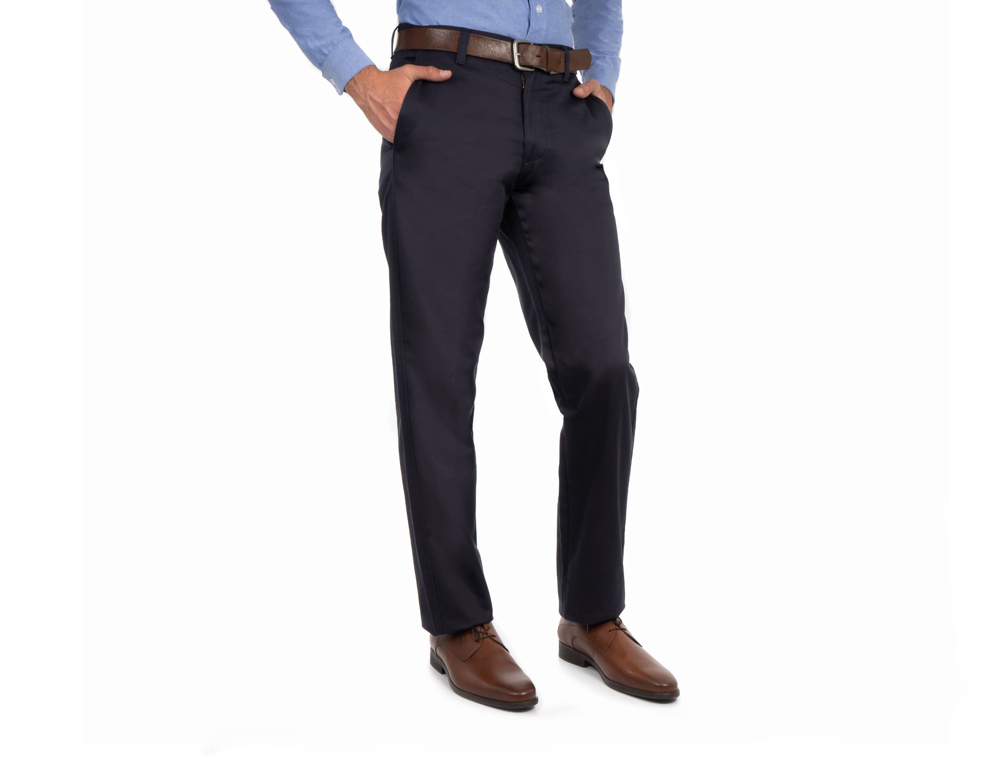 Pantalón Vestir Sin Pinzas Classic Fit - YALE