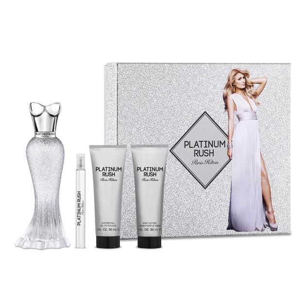 Set-Paris-Hilton-Platinum-Rush-100-Ml-Gel-Body-Mini-Perfume-Para-Mujer-5793
