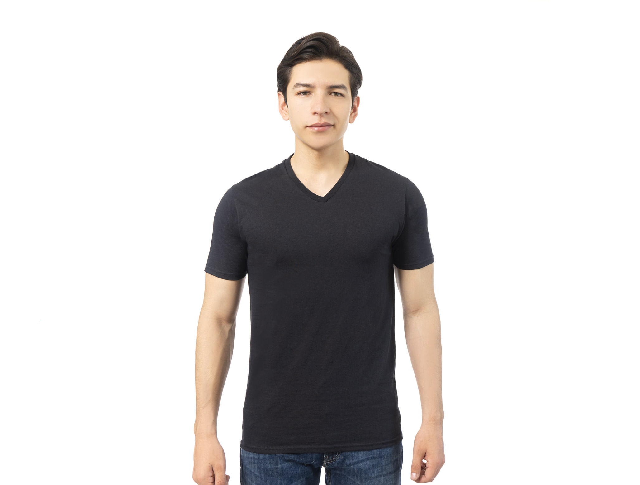 Playera Optima Cuello En V Para Hombre 38387 | Surtidora -  surtidoradepartamental