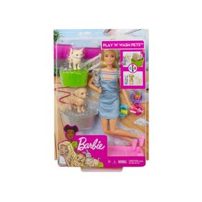 Barbie-Baño-De-Perritos-Para-Niña-FXH11