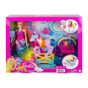 Barbie-Mattel-Dreamtopia-Con-Unicornio-Arcoiris-Para-Niña-GTG01