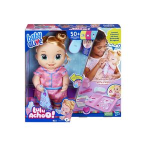 Baby-Alive-Hasbro-Lulu-Achoo-Doll-Para-Niña-F2620