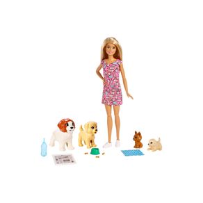 Barbie-Mattel-Guarderia-Perritos-Para-Niña-FXH08