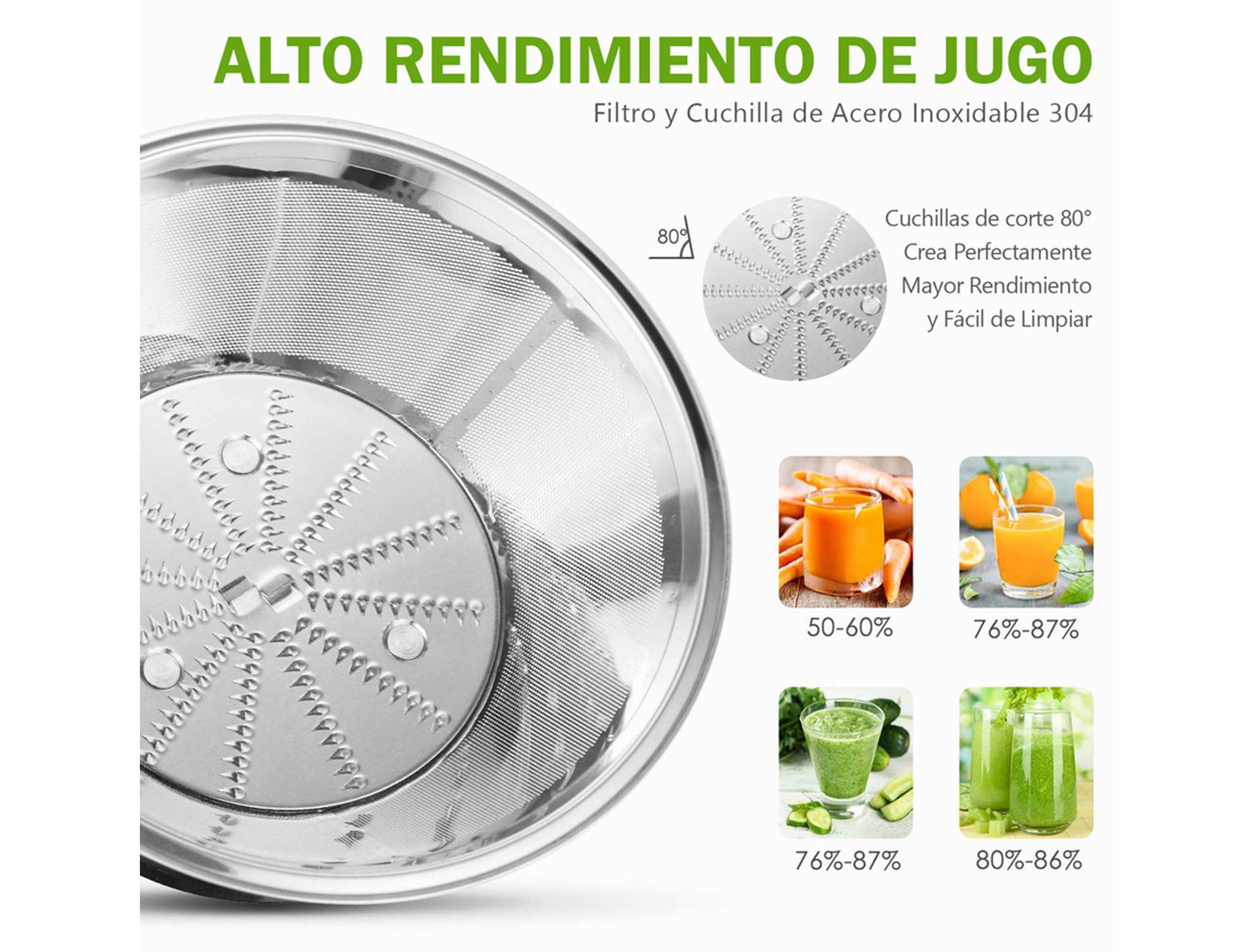 Extractor De Jugos Aicok E0516 | Surtidora - surtidoradepartamental