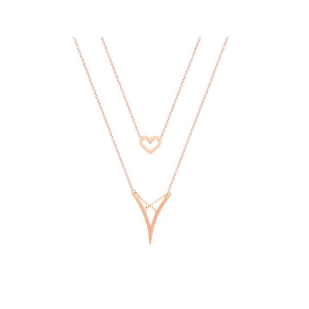 Collar-Enso-En-Diseño-De-Corazon-Para-Mujer-Ejn1030Rw