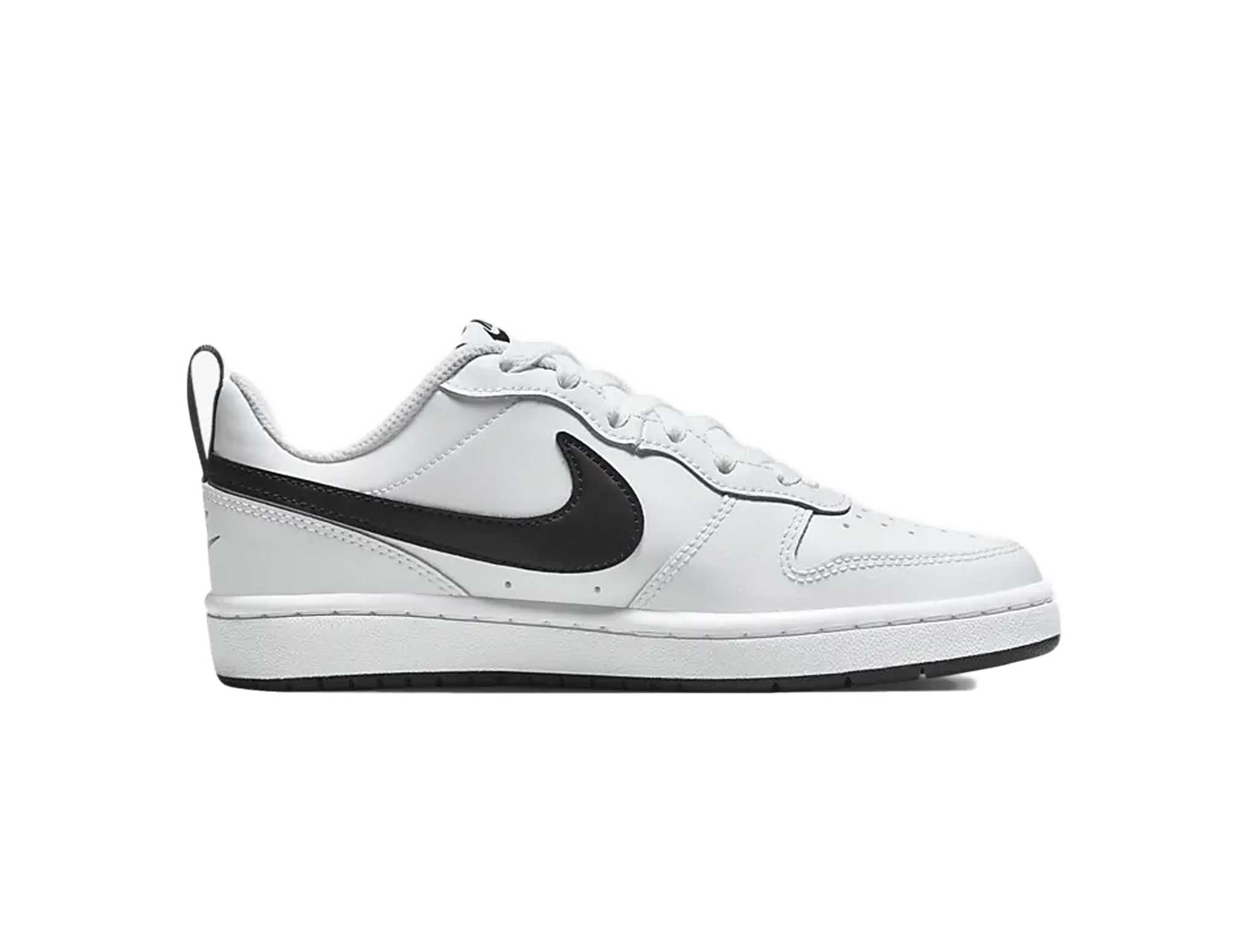 tenis nike court borough low juvenil color blanco