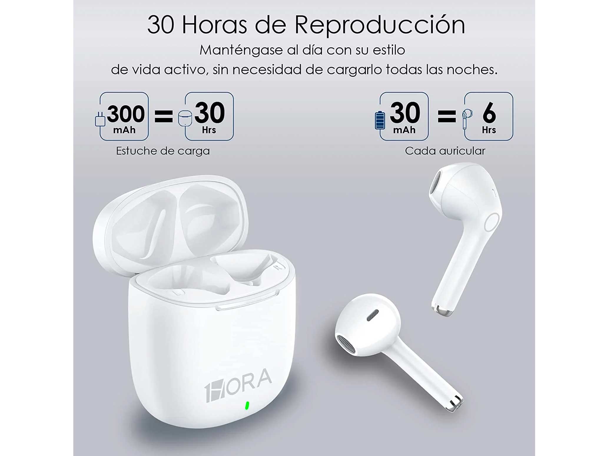Audífonos Inalámbricos 1Hora Tws Aut201-2