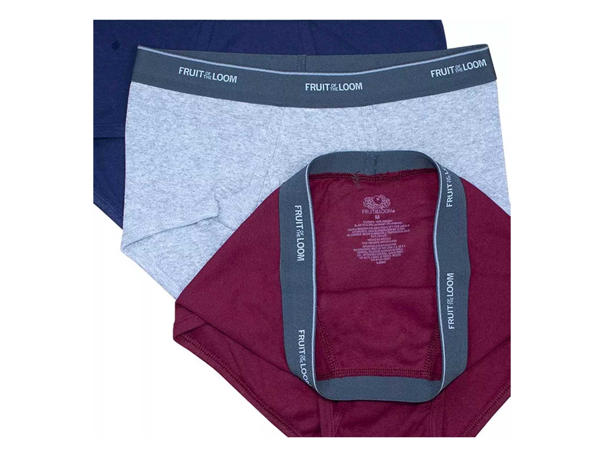 Set De 3 Trusa Fruit Of The Loom Para Hombre 4609M  Talla CH-1
