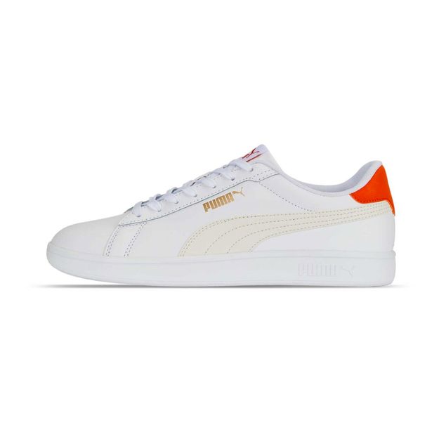 Tenis Casual Puma Smash 3.0 390987 07 Color Blanco Original!