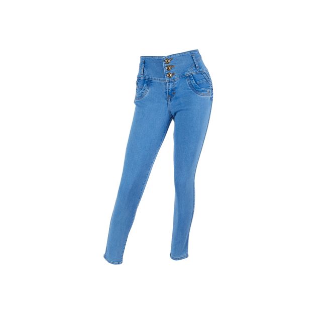 Jeans-Case-Skinny-3-Botones-Para-Mujer-32744B