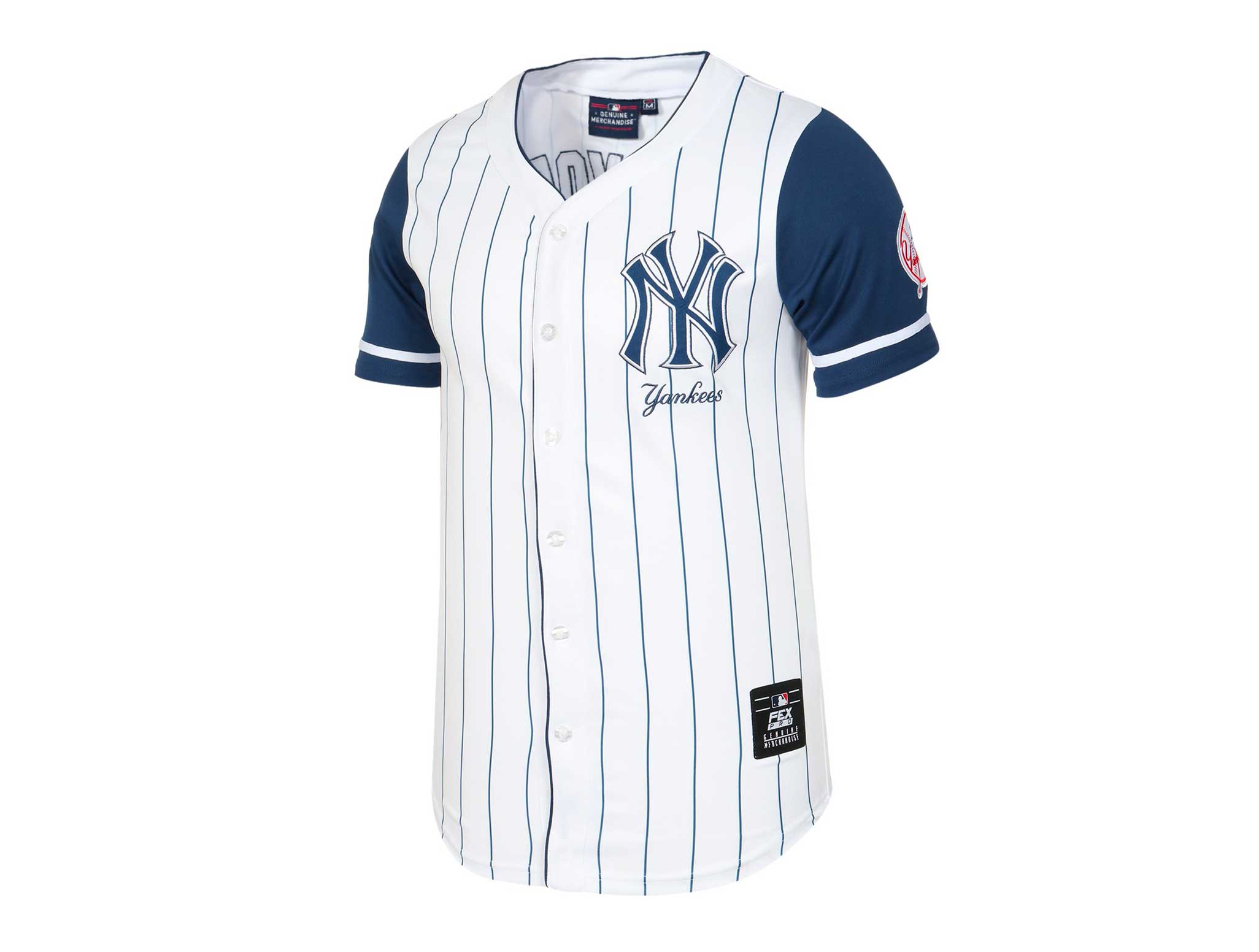 Playera MLB New York Yankees Para Hombre MLBJS520220WHT Surtidora surtidoradepartamental