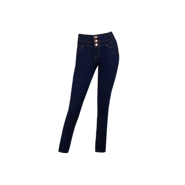 Jeans-Case-Skinny-Triple-Boton-Para-Mujer-32809-A