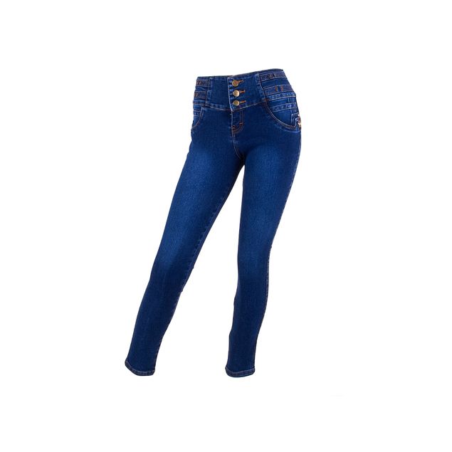 Jeans-Case-Skinny-Con-Remaches-Para-Mujer-32806-A