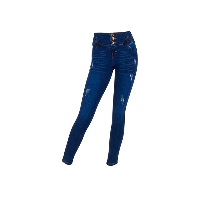 Jeans-Capricho-Con-Triple-Boton-Para-Mujer-32734-A