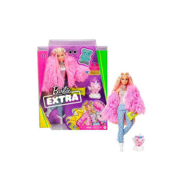 Muñeca-Mattel-Barbie-Extra-Oso-Grn27