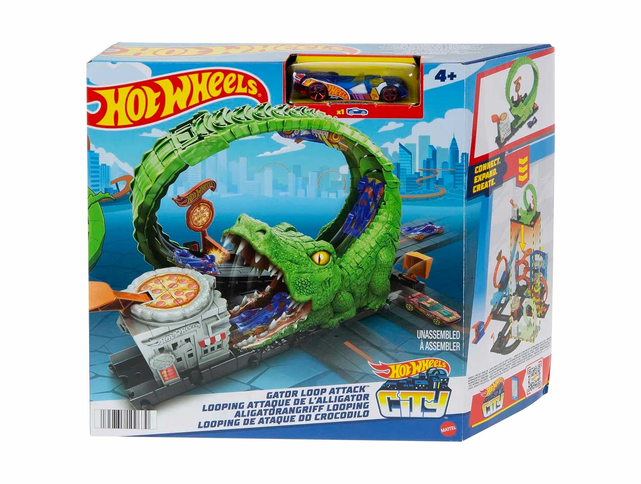 Pista Hot Wheels City Mattel Nemesis Cocodrilo Hkx39 Surtidora surtidoradepartamental