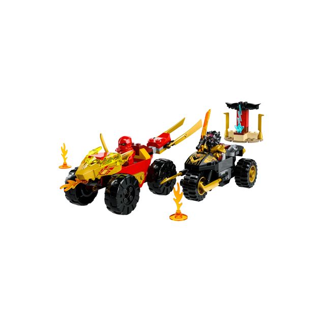 Batalla-Lego-En-Auto-Y-Moto-De-Kai-Y-Ras-71789