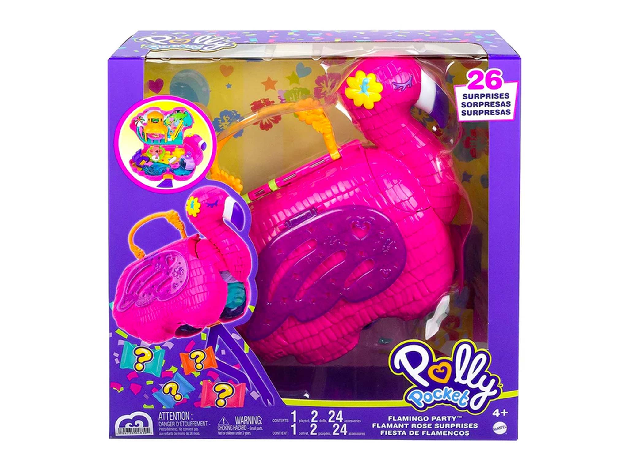 Mattel Polly Pocket Juguetes Piña Mama Polly Pocket Bolso Piña