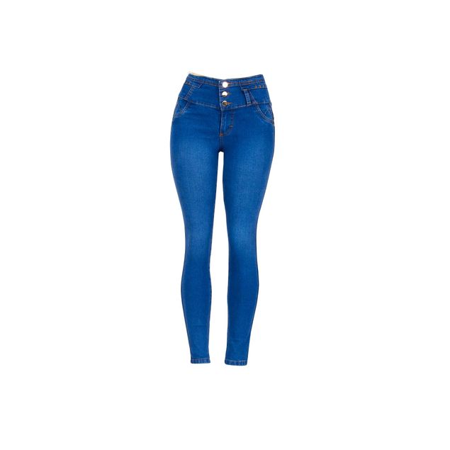 Jeans-Case-Skinny-Liso-Remaches-Para-Mujer-32825-B