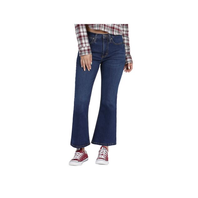 Pantalon Jeans Skinny Pretina Alta Lee Mujer 8m2b