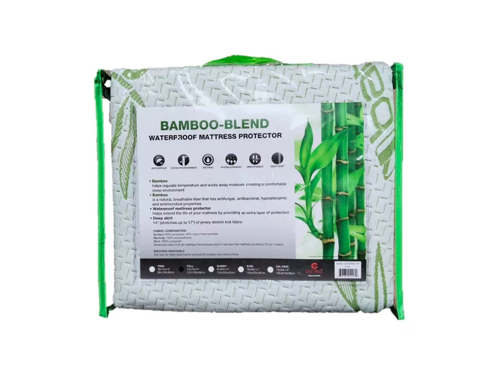 Cubre Colchón Castelog Matrimonial Bamboo Talla Unitalla
