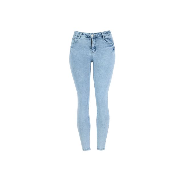 Jeans-Capricho-Skinny-Liso-Basic-Para-Mujer-