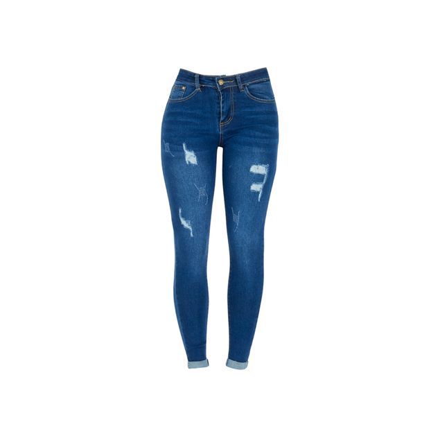 Jeans-Capricho-Skinny-Con-Doblez-Basic-Para-Mujer