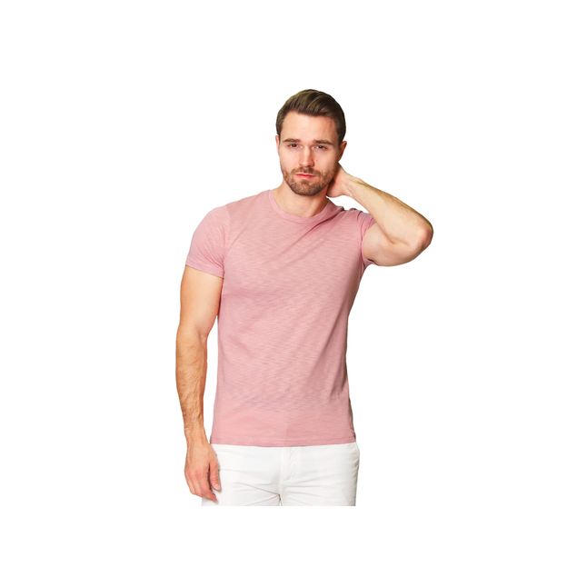 Playera-Bobois-Casual-Basic-Lisa-Manga-Corta-Para-Hombre-Slim-Fit--A41305