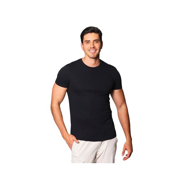 Playera-Bobois-Casual-Basic-Lisa-Manga-Corta-Para-Hombre-Slim-Fit--A41305