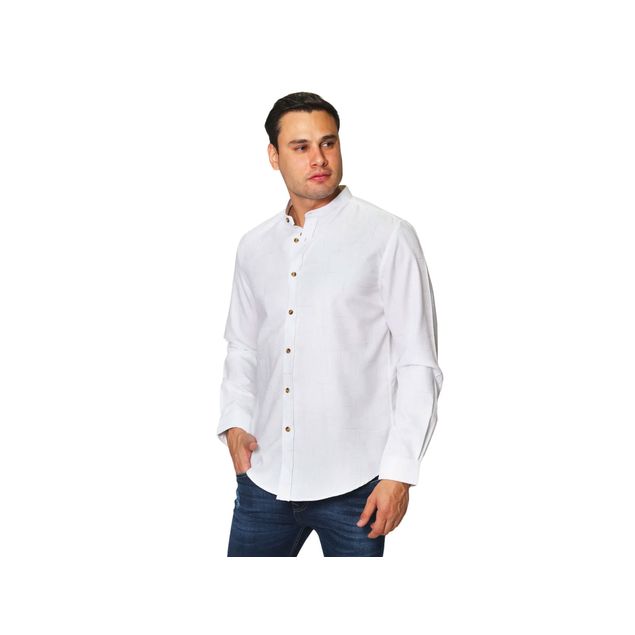 Camisa-Bobois-Con-Estampado-De-Rayas-y-Botones-Para-Hombre-B41315