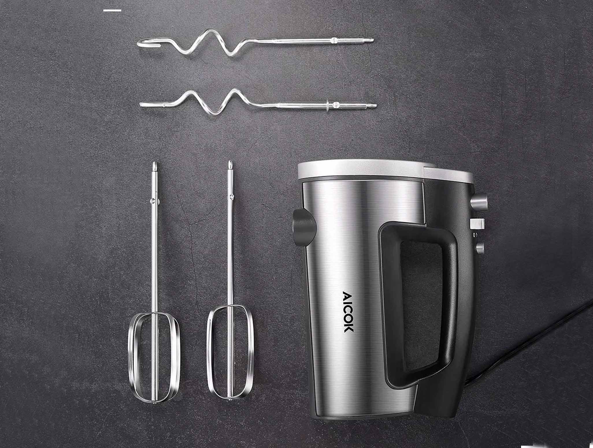 Batidora Aicok 6 Vel. de Acero Inoxidable BM8330-2