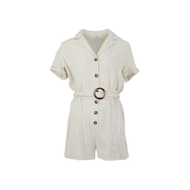 Romper-We-21-Con-Botones-y-Fajillo-Con-Manga-Para-Mujer