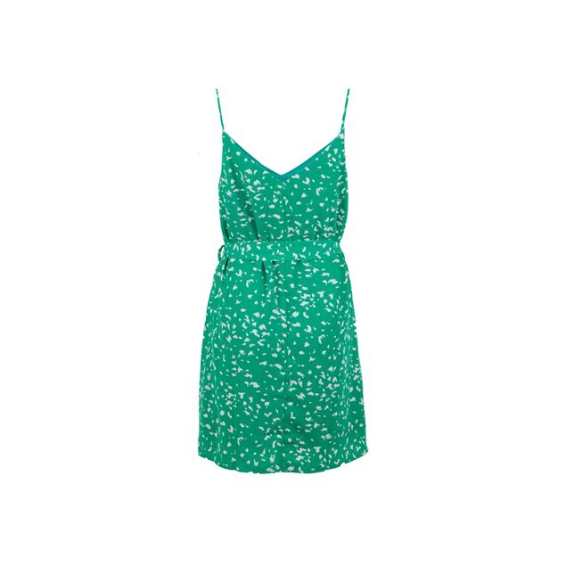 Vestido-We-21-Print-Cuello-V-Sin-Manga-Para-Mujer