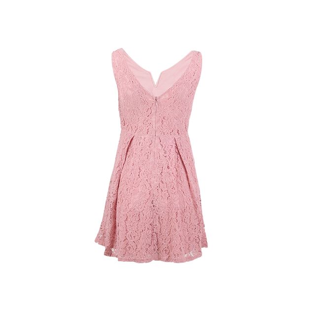 Vestido-We-21-Encaje-Cuello-V-Para-Mujer
