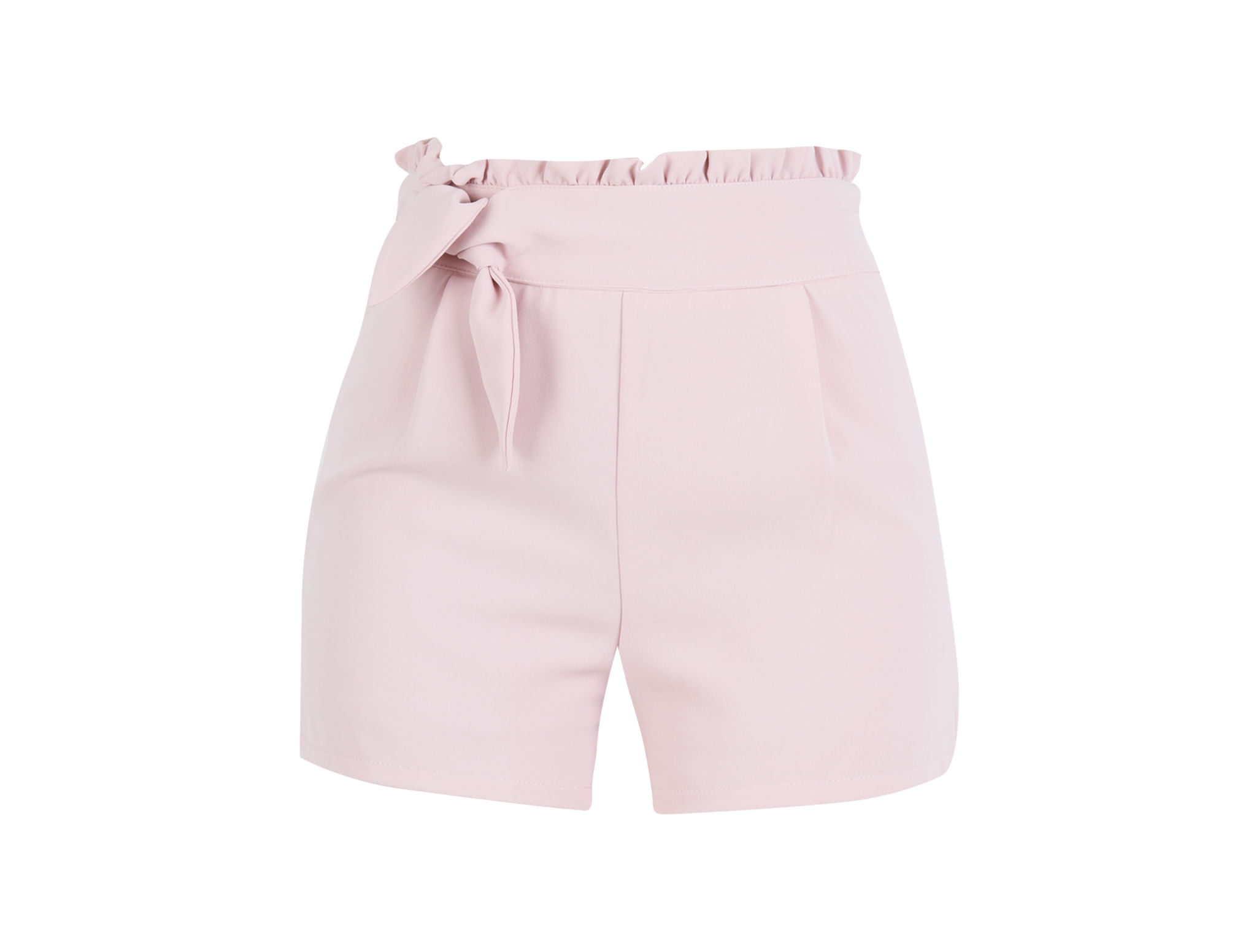 Short We 21 Liso Con Nudo A Un Costado Cintura Con Pliegues Para Mujer Surtidora surtidoradepartamental