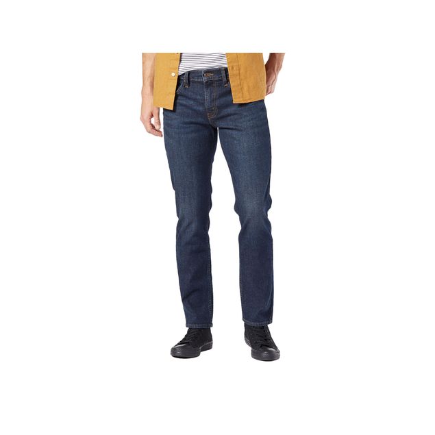 Jeans-Denizen-Slim-Liso-Para-Hombre-