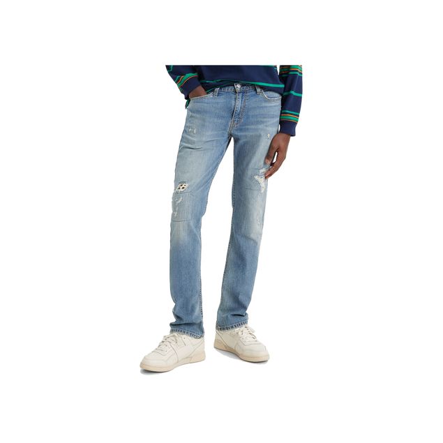 Jeans-Levi-S-Slim-Con-Desgaste-Para-Hombre