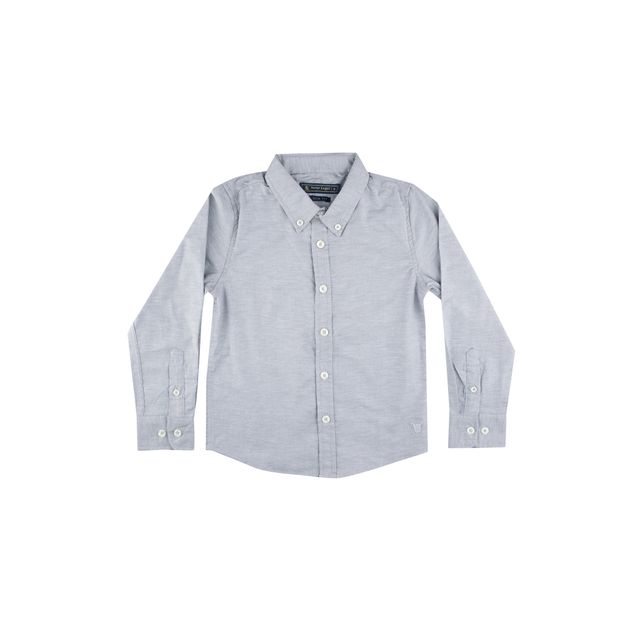 Camisa-Never-Lega-Lisa-Con-Botones-Para-Niños-MC-137