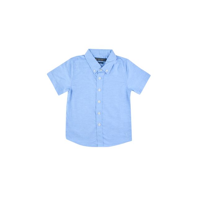 Camisa-Never-Lega-Lisa-Con-Botones-Para-Niños-MC-135