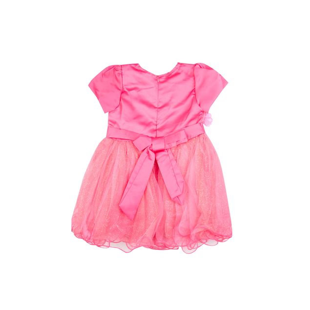 Vestido-New-Berry-Ceremonias-Con-Tul-De-Brillos-Y-Perlas-En-La-Zona-Del-Cuello-Para-Niñas-N-4074A