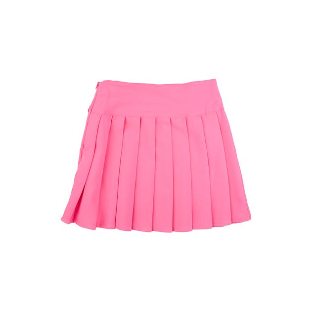 Falda-New-Berry-Con-Tablones-Y-Pedreria-Al-Frente-Para-Niñas-N-5637
