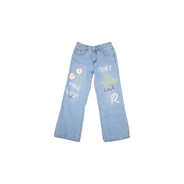 Jeans-New-Berry-Flare-Estampado-Juvenil-N-5695
