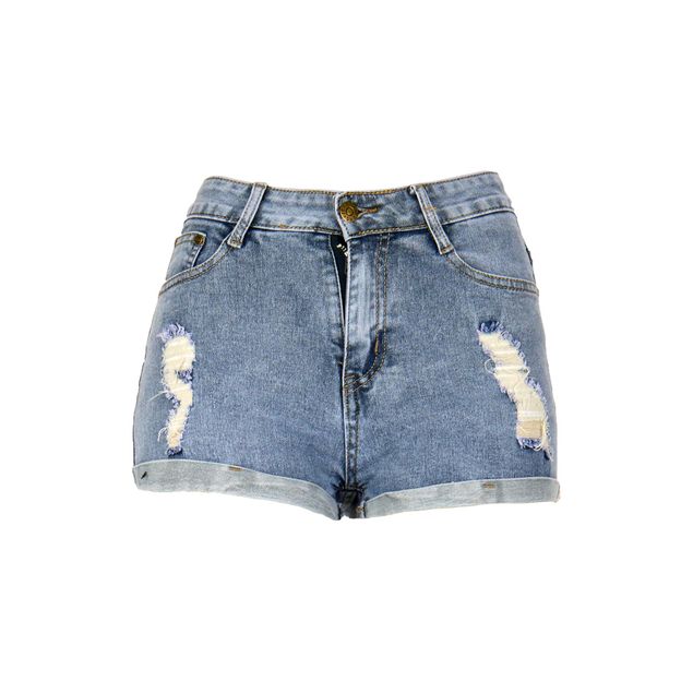 Short-Capricho-Denim-Rasgado-Con-Doblez-Para-Mujer-CP497