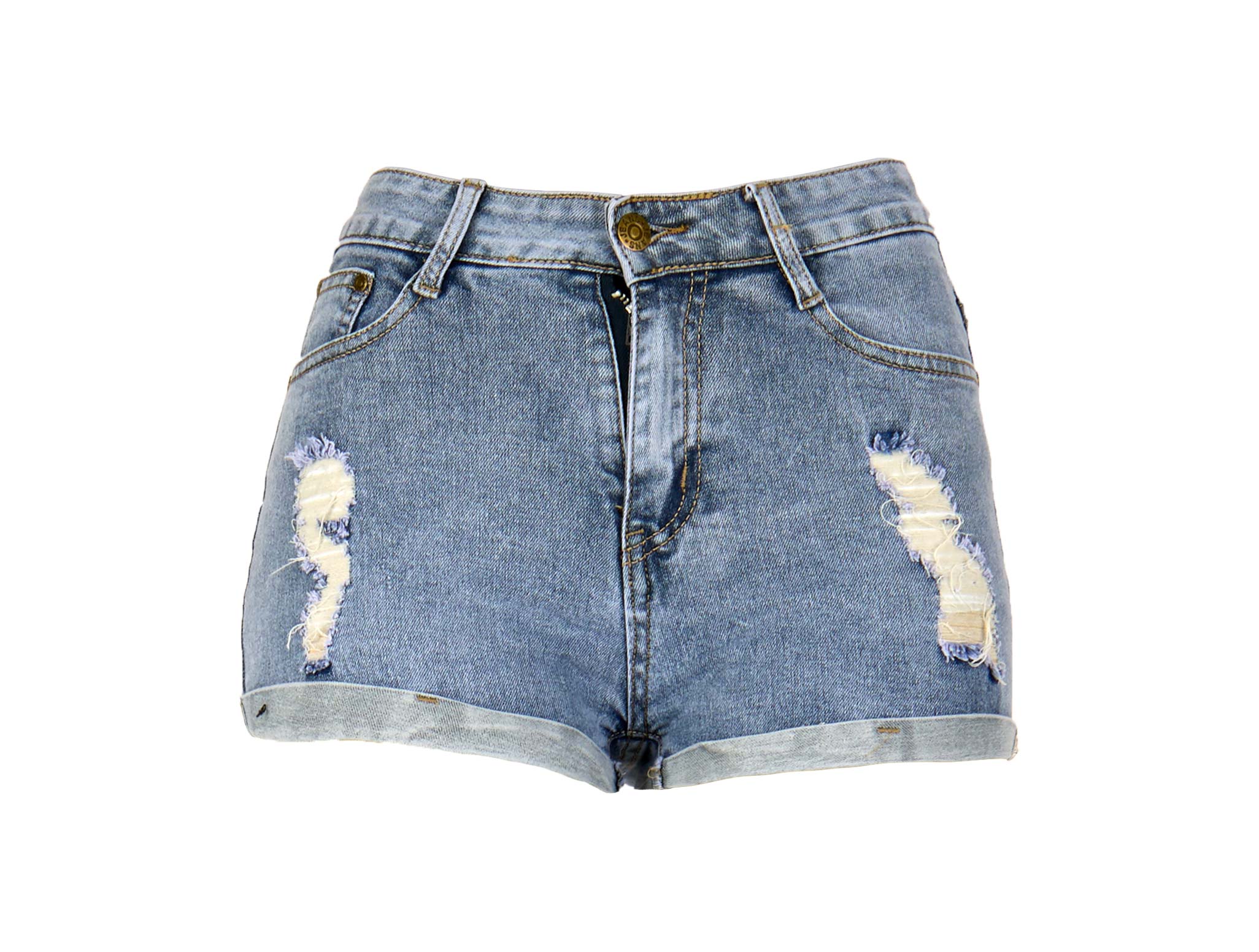 Short Deportivo Short De Licra Coppel Mezclilla Shorts De Dama En
