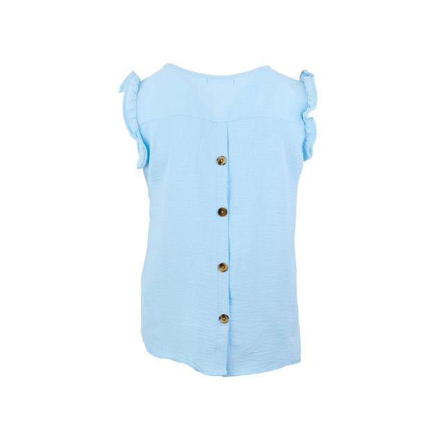Blusa-Top-Model-Manga-Con-Olan-Y-Bolsas-En-El-Pecho-Para-Mujer-PM-B-9252R