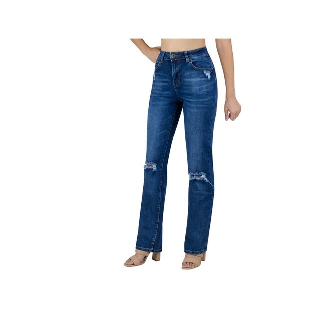 Jeans-Foxxy-Recto-A-La-Cintura-Para-Mujer-D-489